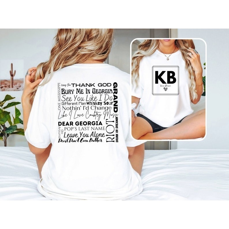 Kane Brown Shirt Country Concert Shirt Country Music 2 Sided TShirt